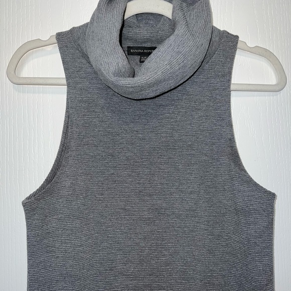 Banana Republic Cowl Neck Woven Sleeveless Dress - Picture 2 of 14